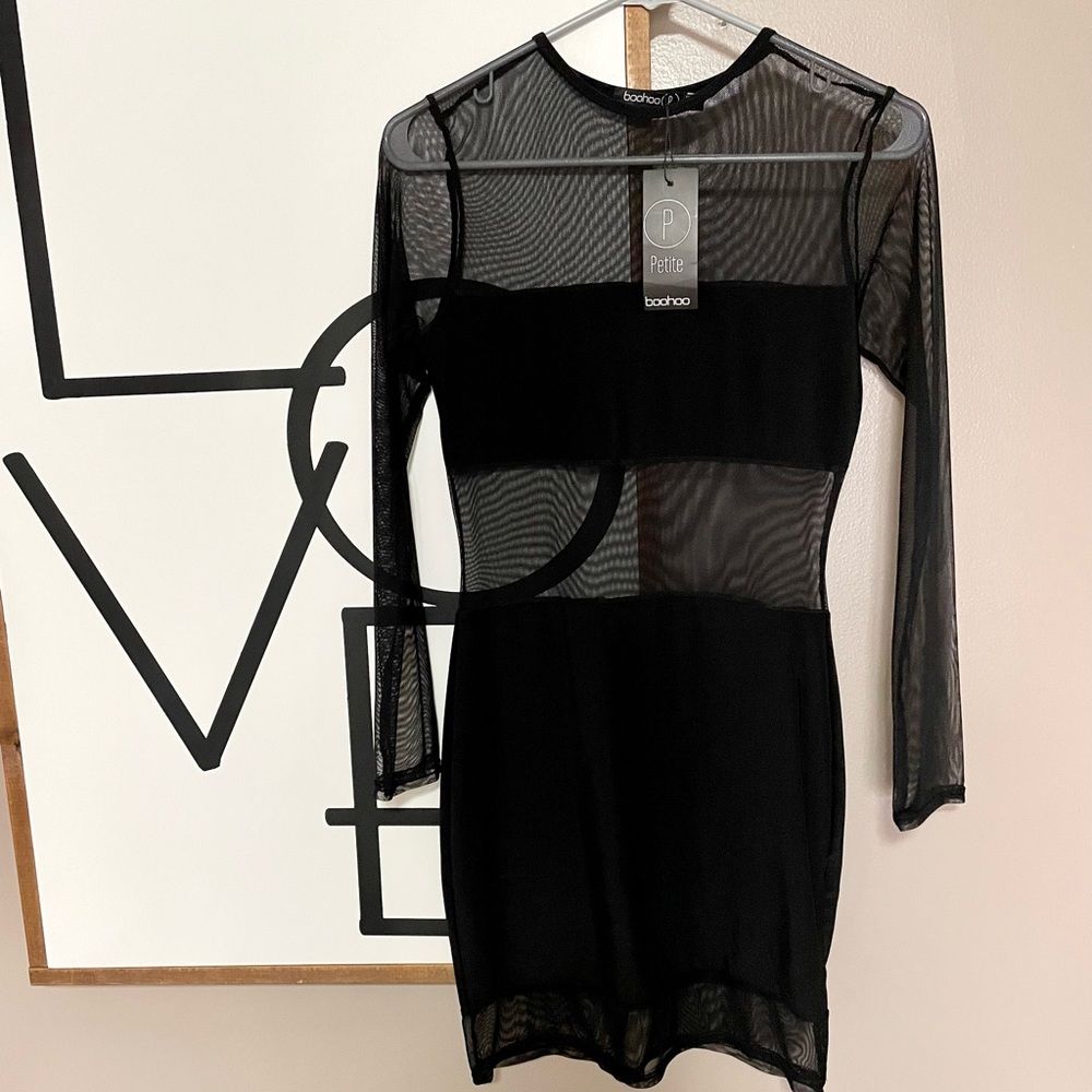 Black clubbing dress